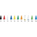 Mitsubishi Pencil Medium Point Paint Marker 6 Colors Px206C Set-Kiichin - The #1 Place for Japanese Goods in Your Hand!