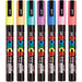 Mitsubishi Pencil Posca Fine Point Water-Based Pen Round Core 7 Colors Pc3M7C-Kiichin - The #1 Place for Japanese Goods in Your Hand!