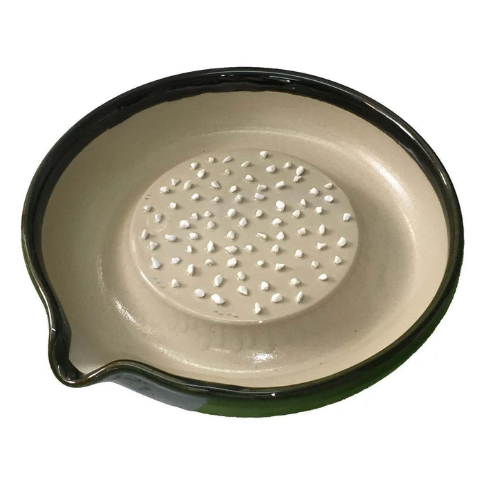 Motoshige Ceramic Grater Plate 18Cm - Authentic Japanese Craftsmanship-Kiichin - The #1 Place for Japanese Goods in Your Hand!