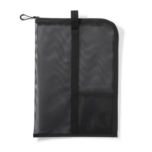 Muji Black A4 Nylon Mesh Vertical Document Case with Dividers 84444623-Kiichin - The #1 Place for Japanese Goods in Your Hand!