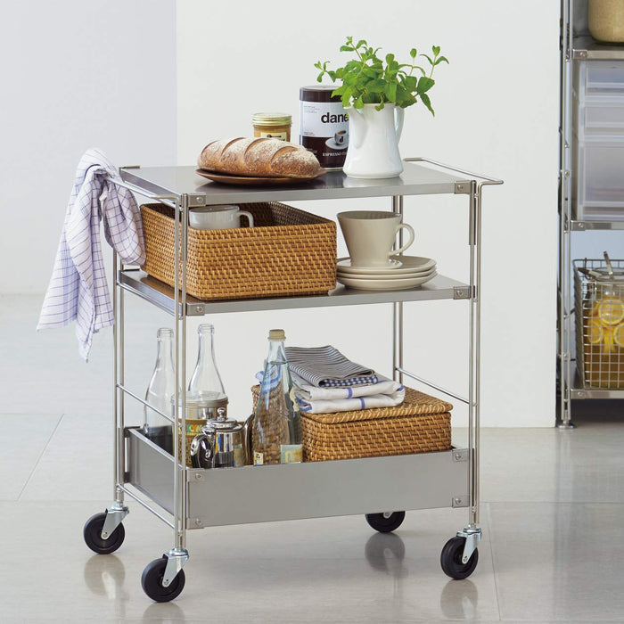 Muji Stackable Rattan Basket Small 36x26x12cm Natural Storage Solution