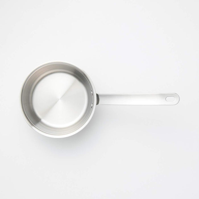 Muji 1.5L Stainless Steel Saucepan with Aluminum Core 36x13cm Silver