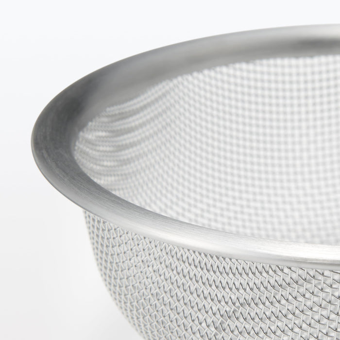 Muji Stainless Steel Mesh Colander XS Silver 84376269 Durable Kitchen Tool