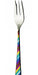 Nagao Niji Cake Fork 13.5cm Stainless Steel Multi-Color Japan Made-Kiichin - The #1 Place for Japanese Goods in Your Hand!