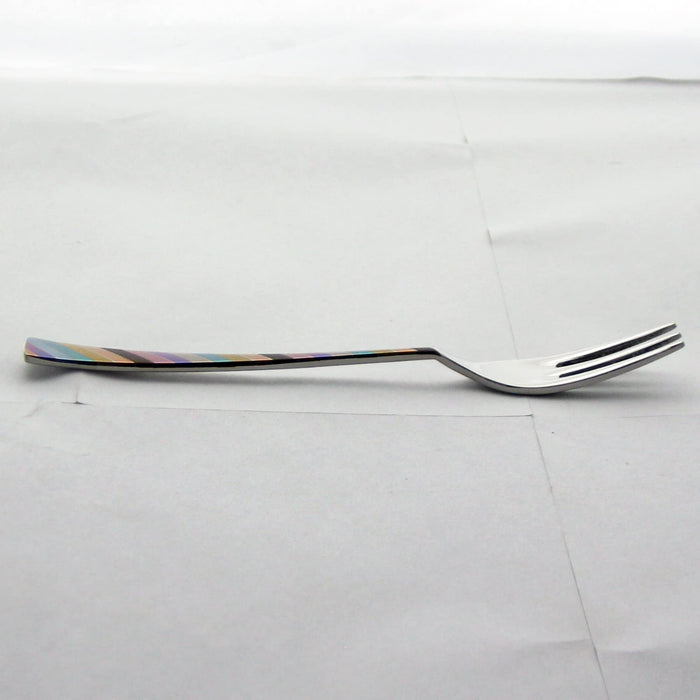 Nagao Niji Hime Fork 11.8cm Stainless Steel Multi-Color Japan Made-Kiichin - The #1 Place for Japanese Goods in Your Hand!