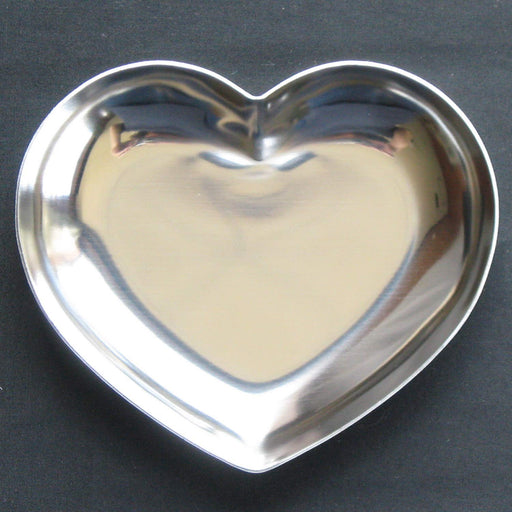 Nagao Tsubame Sanjo Heart Accessory Tray 11.3cm Stainless Steel Japan Made-Kiichin - The #1 Place for Japanese Goods in Your Hand!