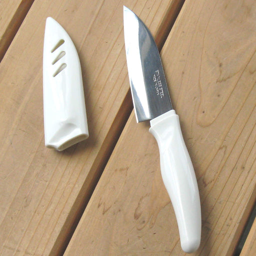 Nagao Tsubame Sanjo 9cm Fruit Knife Sword-Shaped Blade with Sheath Japan Made-Kiichin - The #1 Place for Japanese Goods in Your Hand!
