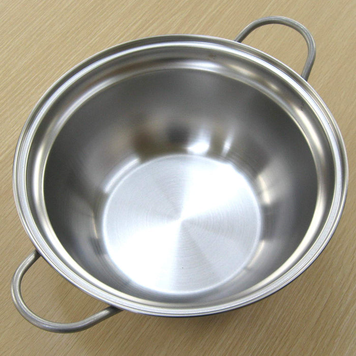Nagao Tsubame Sanjo 24Cm Stainless Steel Tabletop Pot Yosenabe Japan Made-Kiichin - The #1 Place for Japanese Goods in Your Hand!