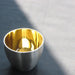 Nagao Tsubame Sanjo Sake Cup Sakura Gold Double Walled Stainless Steel Japan-Kiichin - The #1 Place for Japanese Goods in Your Hand!
