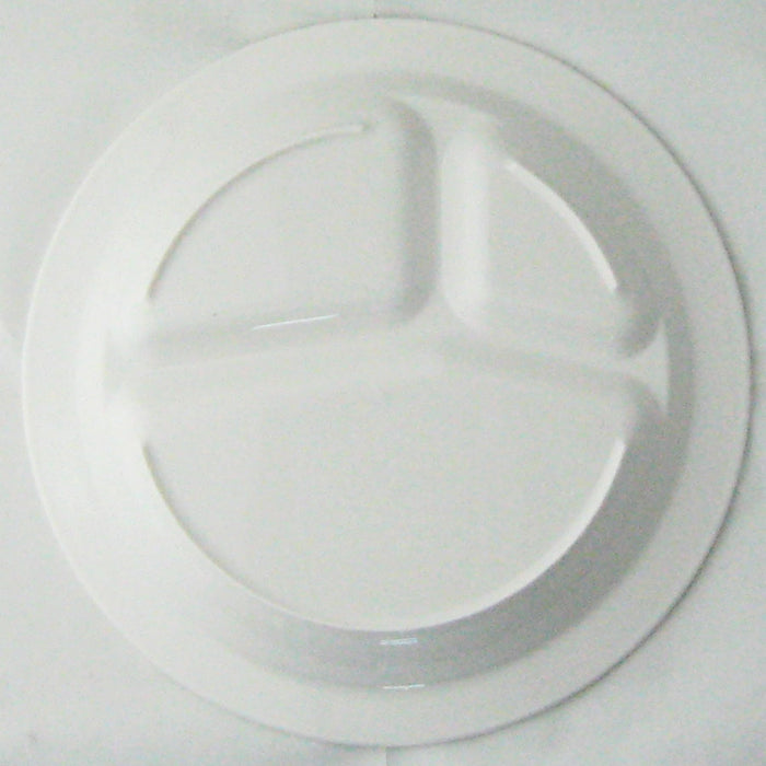 Nagao Unbreakable White Lunch Plate 21.7cm Dishwasher Microwave Safe Japan-Kiichin - The #1 Place for Japanese Goods in Your Hand!