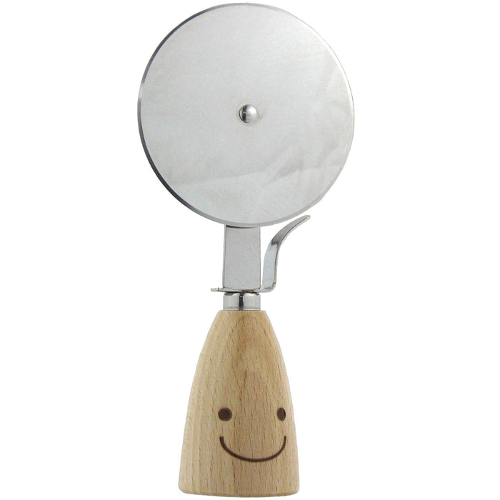 Nagao Waiwai Kitchen Pizza Cutter & Cake Server Set Stainless Steel Wood Japan-Kiichin - The #1 Place for Japanese Goods in Your Hand!