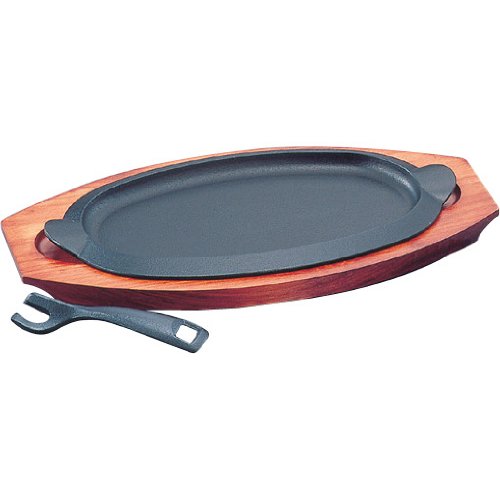 Iwachu Nambu Ironware Large Steak Plate Y-Shaped 22006 Durable Design-Kiichin - The #1 Place for Japanese Goods in Your Hand!