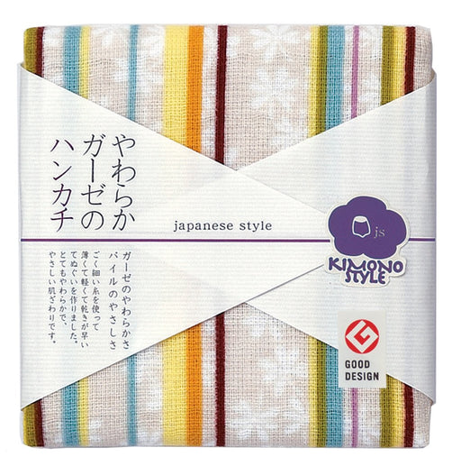 Nissen Chamber Of Commerce Japanese Kimono Style Handkerchief JS-3574-Kiichin - The #1 Place for Japanese Goods in Your Hand!