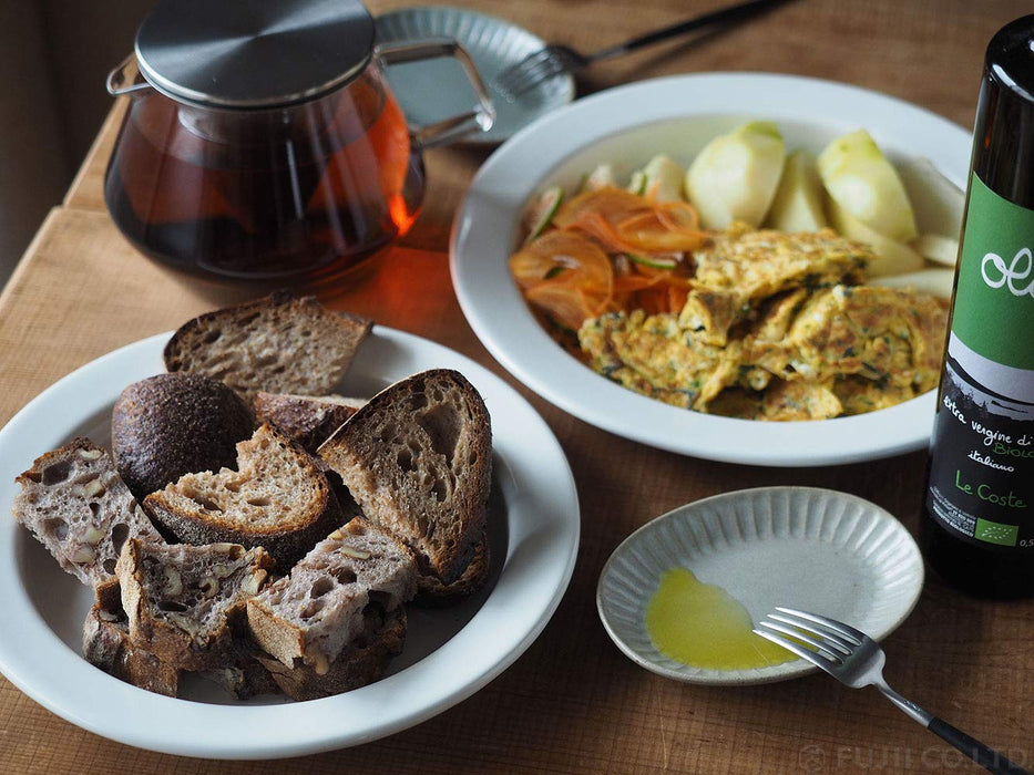 Noda Horo 26Cm Enamel Round Plate Oven Safe Heat Resistant Made In Japan