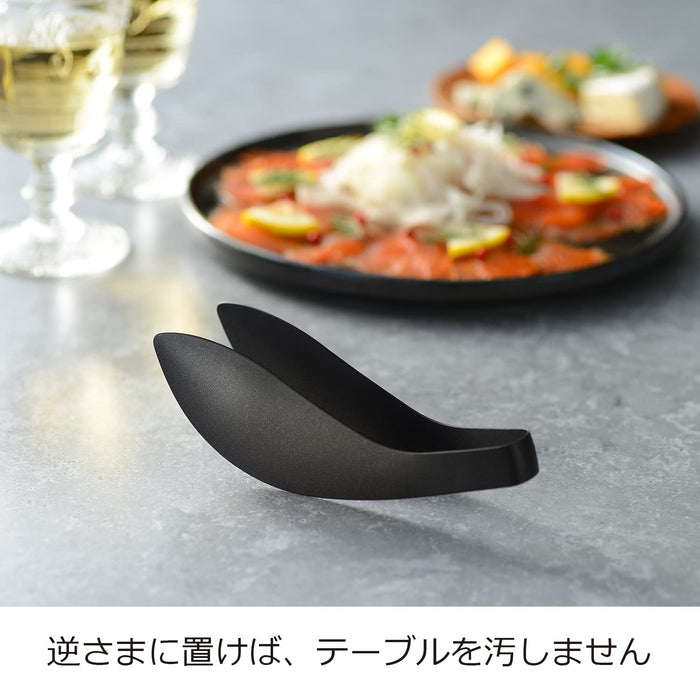 Oaks Raye Black Fluorine-Coated Triwake Tongs Made in Japan-Kiichin - The #1 Place for Japanese Goods in Your Hand!