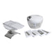 Pearl Metal Simplice Chopper Grater Slicer Julienne Set C-1065 White-Kiichin - The #1 Place for Japanese Goods in Your Hand!