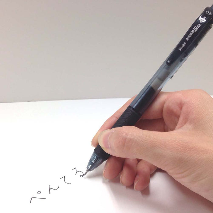 Pentel Energel X Ballpoint Pen 5-Pack Black Ink Xbln105-A5-Kiichin - The #1 Place for Japanese Goods in Your Hand!