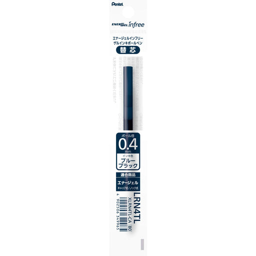 Pentel Energel 0.4 Blue Black Ballpoint Pen Refill 10 Piece Pack-Kiichin - The #1 Place for Japanese Goods in Your Hand!