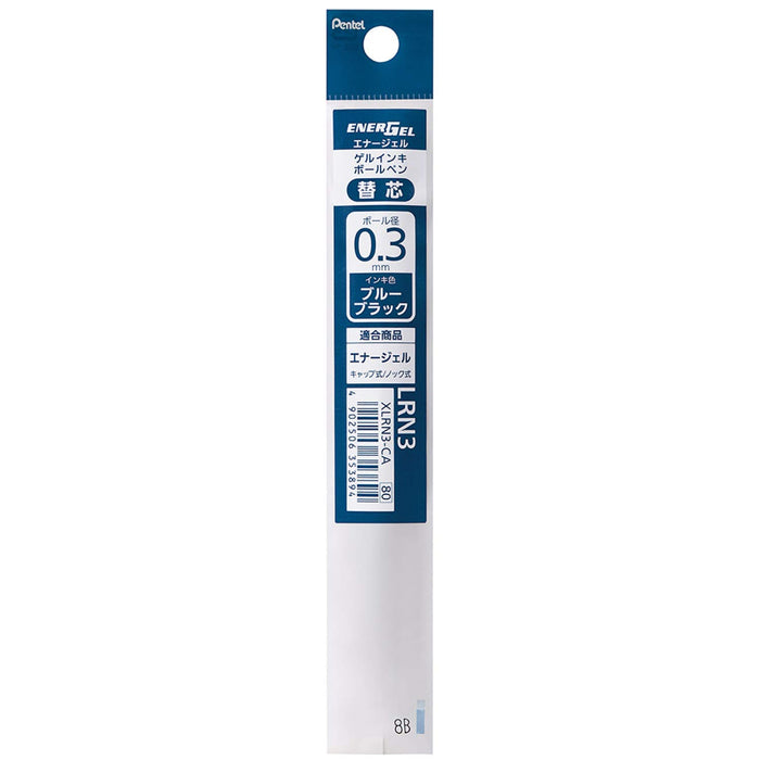 Pentel Energel 0.3mm Blue Black Ballpoint Pen Refill Pack of 10-Kiichin - The #1 Place for Japanese Goods in Your Hand!
