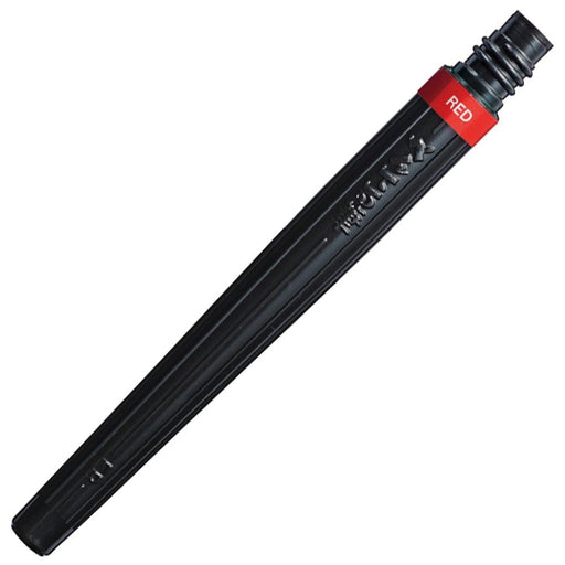 Pentel XFR-102 Red Art Brush Pen Set of 10 - Brush Pen Cartridges by Pentel-Kiichin - The #1 Place for Japanese Goods in Your Hand!