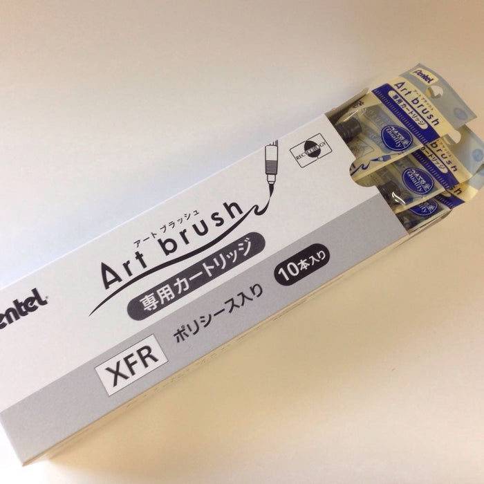 Pentel XFR-140 Art Brush Pen Set 10 Pack Yellow Orange-Kiichin - The #1 Place for Japanese Goods in Your Hand!