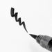 Pentel Medium Point Black Brush Pen Xfp6L - Premium Ink Writing Tool-Kiichin - The #1 Place for Japanese Goods in Your Hand!