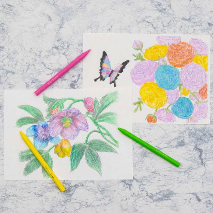 Pentel 18-Color Crayon Colored Pencil GC1-18D Set-Kiichin - The #1 Place for Japanese Goods in Your Hand!