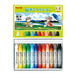 Pentel Zuko 12-Color Crayon Set Ptcg1-12 Vibrant Colors for Art and Craft-Kiichin - The #1 Place for Japanese Goods in Your Hand!