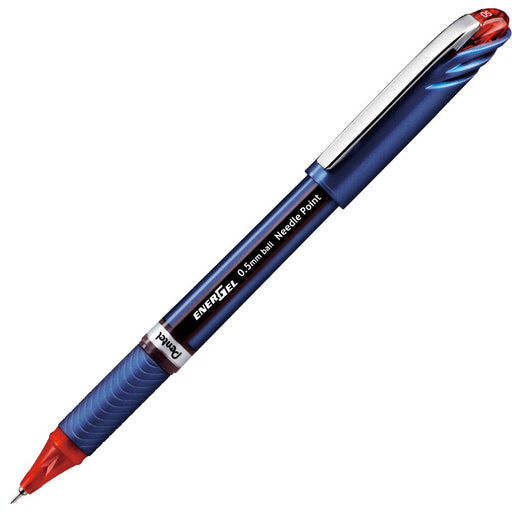 Pentel Energel Euro 0.5mm Red Gel Ink Ballpoint Pen Pack of 5-Kiichin - The #1 Place for Japanese Goods in Your Hand!