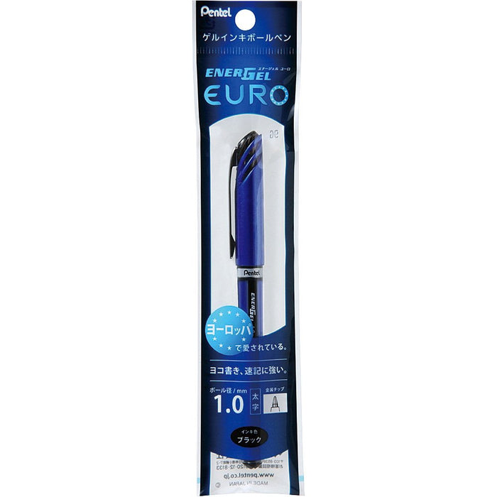 Pentel EnerGel Euro Black Gel Ink Ballpoint Pen 1.0mm 5 Piece Pack-Kiichin - The #1 Place for Japanese Goods in Your Hand!
