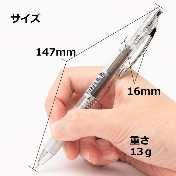 Pentel Energel Infree 0.4 Gel Ink Ballpoint Pen Black 10 Pieces Pack-Kiichin - The #1 Place for Japanese Goods in Your Hand!