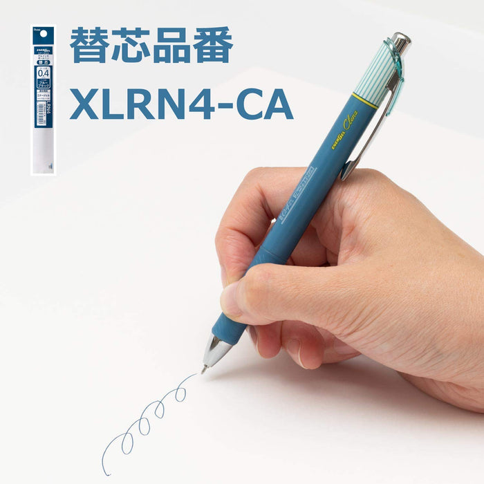 Pentel Energel Kurena 04 Blue Black Gel Ink Ballpoint Pen Pack of 5-Kiichin - The #1 Place for Japanese Goods in Your Hand!