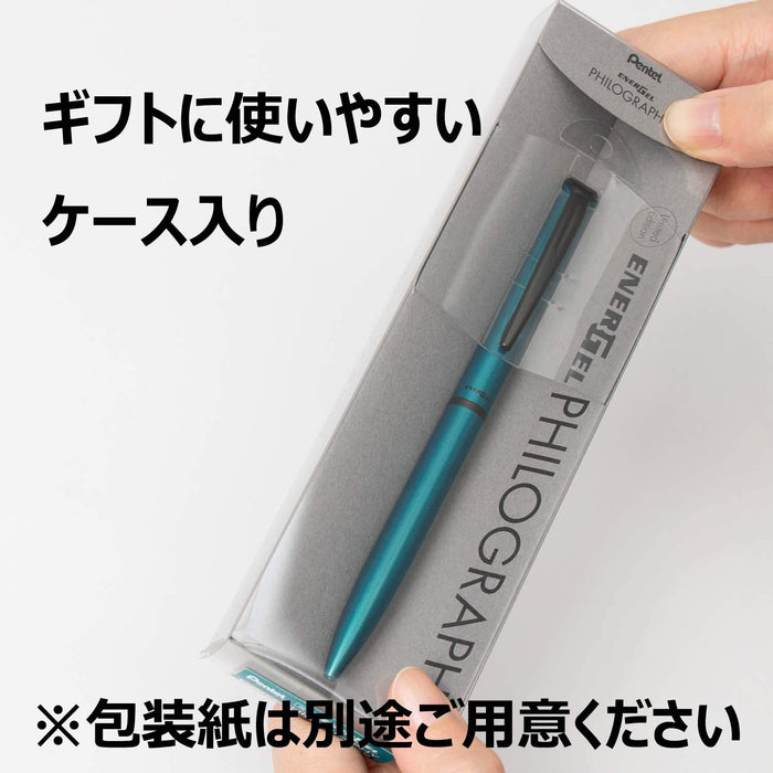 Pentel EnerGel Philography Limited BLN2505S Turquoise Blue Gel Ink Pen-Kiichin - The #1 Place for Japanese Goods in Your Hand!