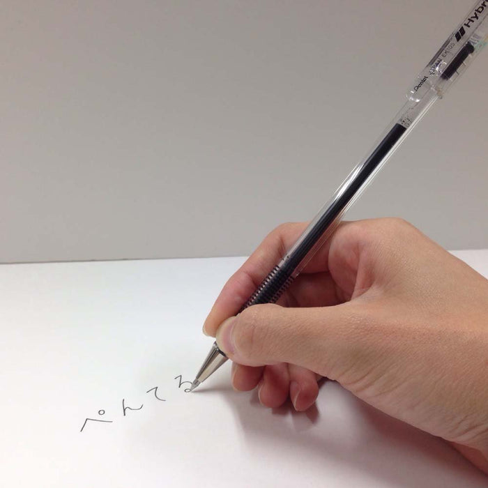 Pentel Hybrid Gel Ink Ballpoint Pen 0.5 mm Red Pack of 10-Kiichin - The #1 Place for Japanese Goods in Your Hand!