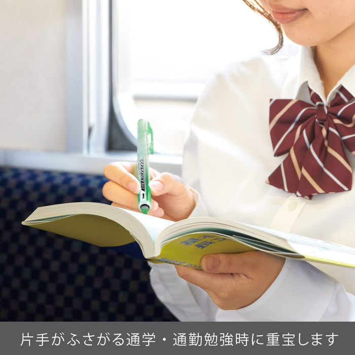 Pentel Handy Line S Light Green Highlighter Pack of 10 SXNS15-K-Kiichin - The #1 Place for Japanese Goods in Your Hand!
