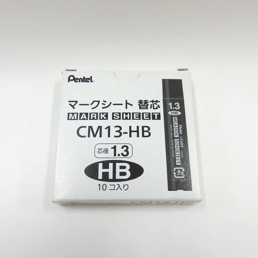 Pentel Mechanical Pencil Refill 1.3mm HB 10 Pieces Pentel Mark Sheet CM13-HB-Kiichin - The #1 Place for Japanese Goods in Your Hand!