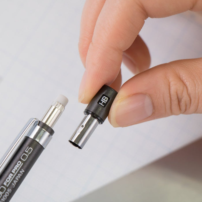 Pentel Graph 1000 Mechanical Pencil 0.5mm Gunmetal Axis PG1005-12A-Kiichin - The #1 Place for Japanese Goods in Your Hand!