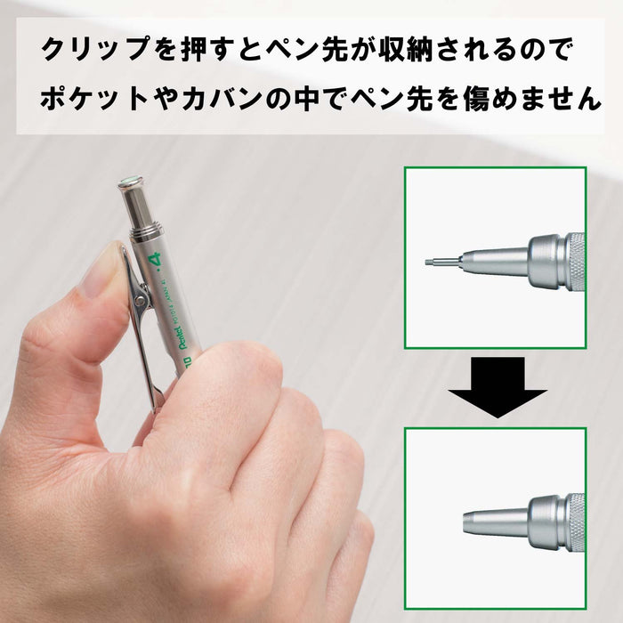 Pentel Graph Gear 1000 Mechanical Pencil PG1014 0.4mm Lead Size-Kiichin - The #1 Place for Japanese Goods in Your Hand!
