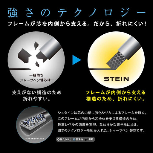 Pentel Stein H-Lead Mechanical Pencil Refills 0.4mm 5-Pack-Kiichin - The #1 Place for Japanese Goods in Your Hand!