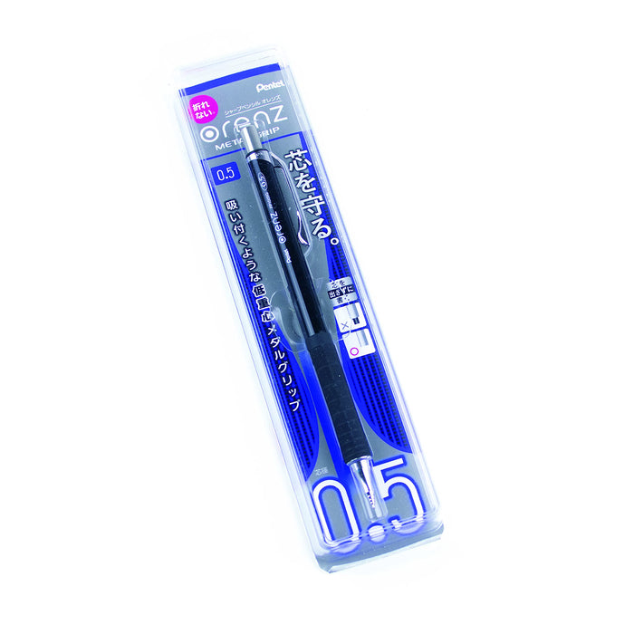 Pentel Orens Metal Grip Mechanical Pencil 05 Xpp1005G2-A in Black-Kiichin - The #1 Place for Japanese Goods in Your Hand!