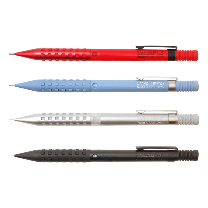 Pentel Smash Works Limited Mechanical Pencil 0.5mm Smart Silver Q1005-PL7-Kiichin - The #1 Place for Japanese Goods in Your Hand!