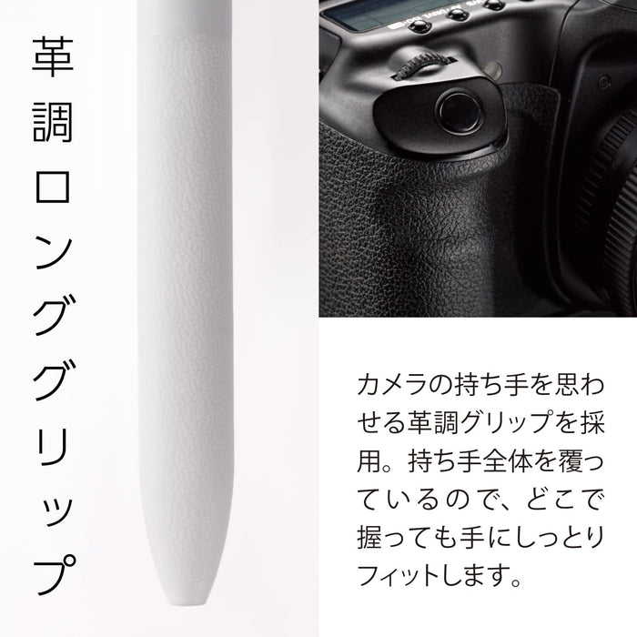 Pentel 0.5 Sharp Multifunctional Ballpoint Pen in Grayish White - Calme XBXAW355W-Kiichin - The #1 Place for Japanese Goods in Your Hand!