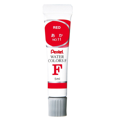 Pentel F Watercolor Paint Set Wfr-T11 Red Pack of 10-Kiichin - The #1 Place for Japanese Goods in Your Hand!