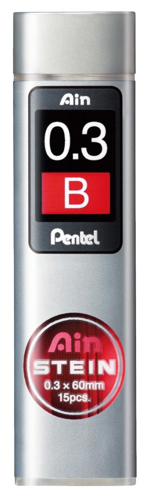 Pentel Einstein Sharp 0.3B Lead 3-Pack - High-Quality Precision Writing-Kiichin - The #1 Place for Japanese Goods in Your Hand!