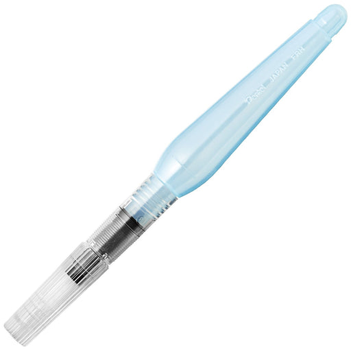 Pentel Medium Flat Water Brush in Light Blue - Pentel Art Supplies-Kiichin - The #1 Place for Japanese Goods in Your Hand!
