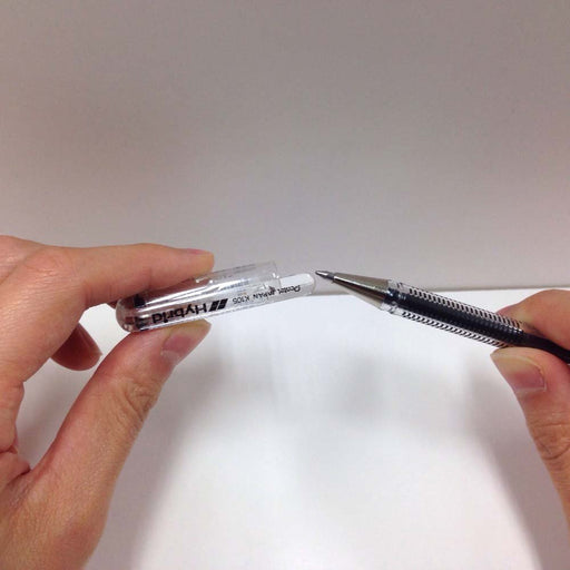 Pentel Hybrid Water-Based 0.5mm Black Ballpoint Pen Pack of 10-Kiichin - The #1 Place for Japanese Goods in Your Hand!