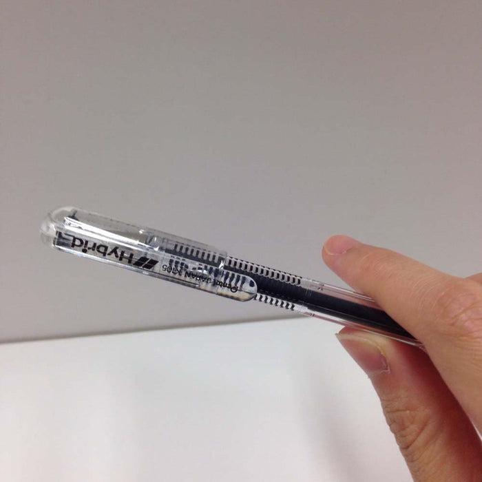 Pentel Hybrid Water-Based 0.5mm Black Ballpoint Pen Pack of 10-Kiichin - The #1 Place for Japanese Goods in Your Hand!