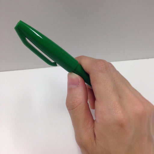 Pentel S520-Dd Green Signature Pen Set - 10 Water-Based Pens-Kiichin - The #1 Place for Japanese Goods in Your Hand!