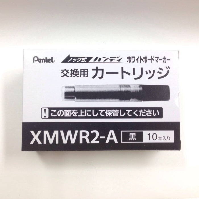Pentel Xmwr2-A Set of 10 Black Ink Cartridge for Whiteboard Marker-Kiichin - The #1 Place for Japanese Goods in Your Hand!