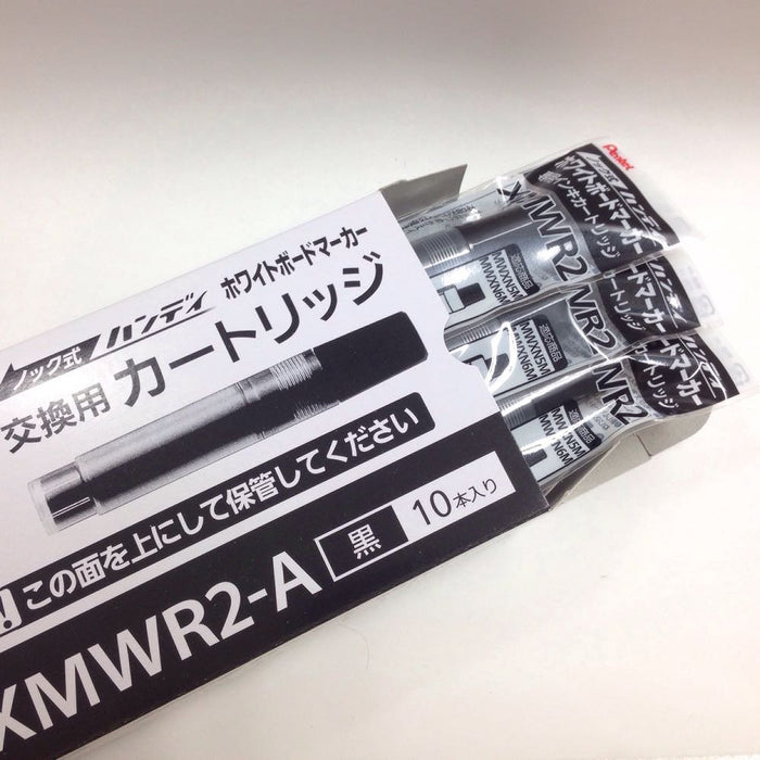 Pentel Xmwr2-A Set of 10 Black Ink Cartridge for Whiteboard Marker-Kiichin - The #1 Place for Japanese Goods in Your Hand!